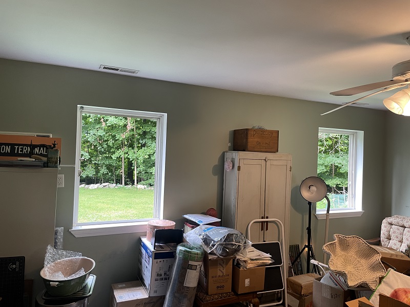 Old windows removed